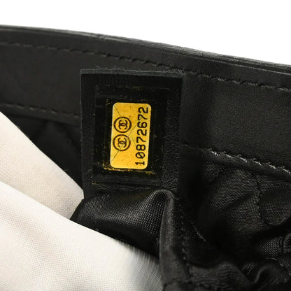 Chanel 2005-2006 Black Lambskin Handbag