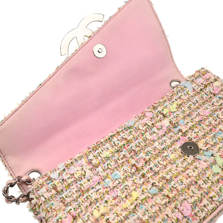 Chanel 2005-2006 White Tweed Handbag