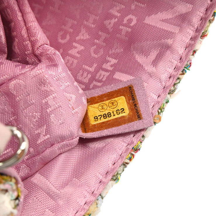 Chanel 2005-2006 White Tweed Handbag