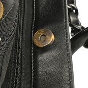 Chanel 1997-1999 Black Lambskin Tote Chain Handbag