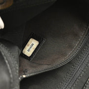 Chanel 1997-1999 Black Lambskin Tote Chain Handbag