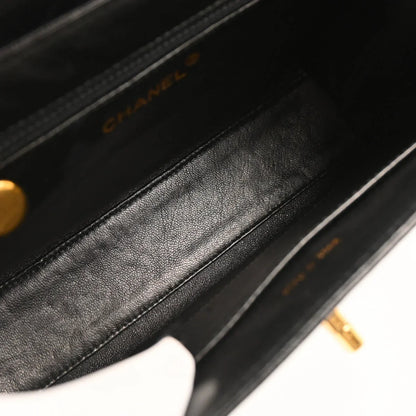 Chanel 1997-1999 Black Caviar Handbag