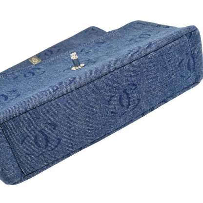 Chanel 2002-2003 Blue Denim Handbag