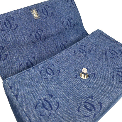 Chanel 2002-2003 Blue Denim Handbag