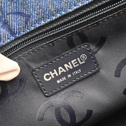 Chanel 2002-2003 Blue Denim Handbag
