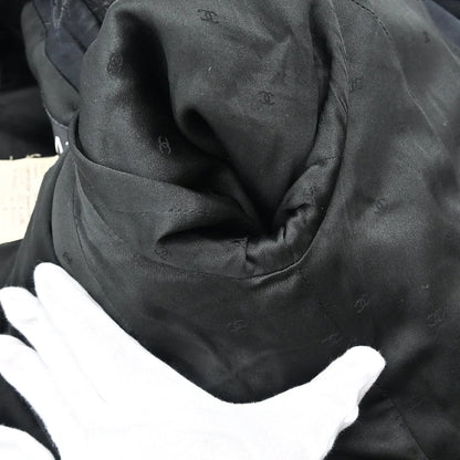 Chanel 1994 Collarless Jacket Black #36