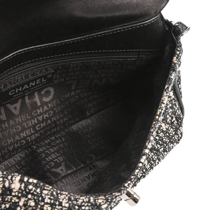 Chanel * 2005-2006 Black Tweed Lizard Handbag