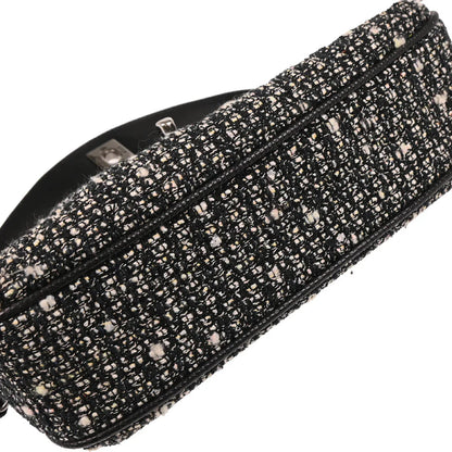 Chanel * 2005-2006 Black Tweed Lizard Handbag