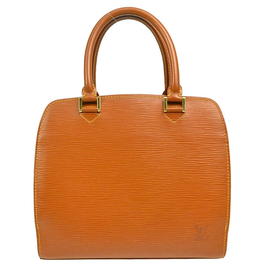 Louis Vuitton 1999 Brown Epi Pont Neuf Handbag M52058