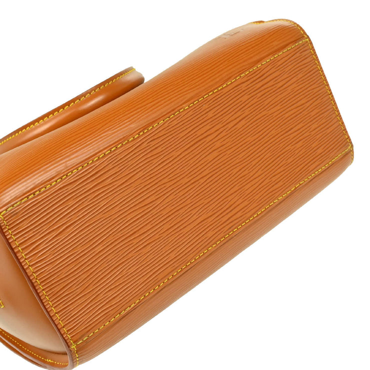 Louis Vuitton 1999 Brown Epi Pont Neuf Handbag M52058