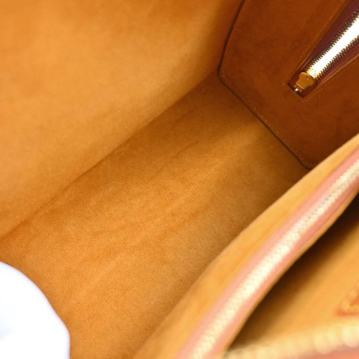 Louis Vuitton 1999 Brown Epi Pont Neuf Handbag M52058