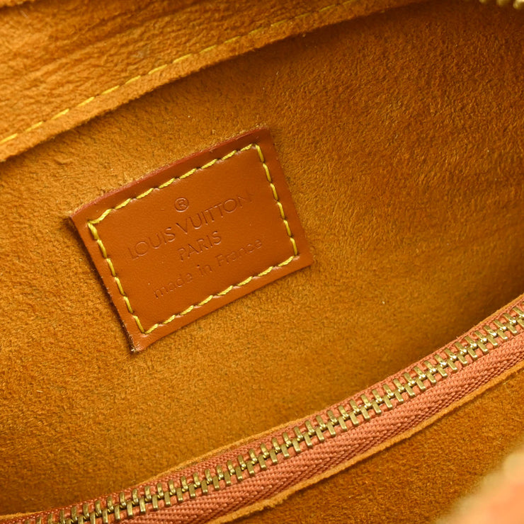 Louis Vuitton 1999 Brown Epi Pont Neuf Handbag M52058