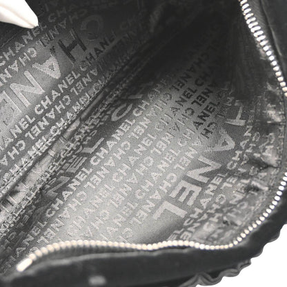 Chanel 2005-2006 Black Velvet Satin Handbag