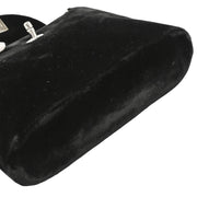 Chanel 1996-1997 Black Velvet Handbag