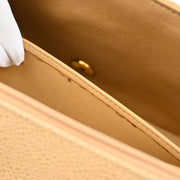 Chanel 1994-1996Beige Caviar Medium Diana Shoulder Bag
