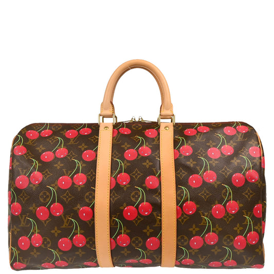 Louis Vuitton 2005 Monogram Cherry Keepall 45 M95011