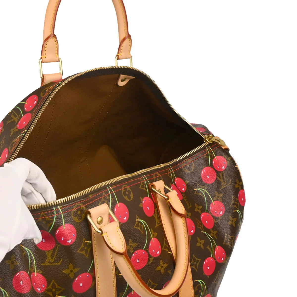 Louis Vuitton 2005 Monogram Cherry Keepall 45 M95011