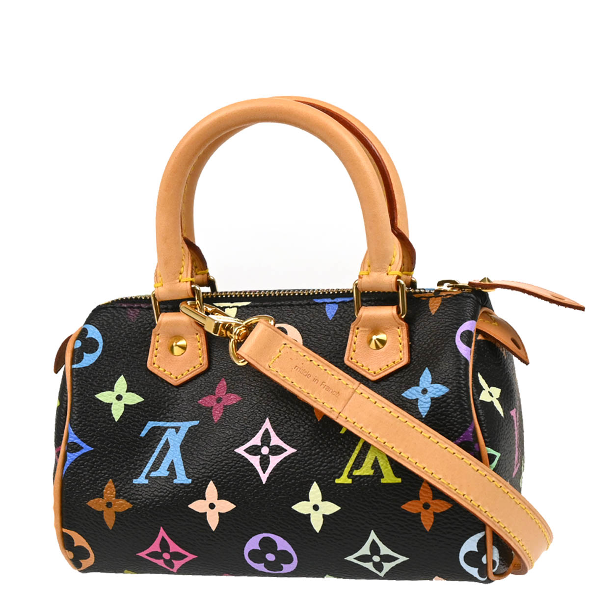 Louis Vuitton 2003 Multicolor Mini Speedy 2way Shoulder Handbag M92644