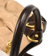 Salvatore Ferragamo Beige Canvas Gancini 2way Shoulder Handbag