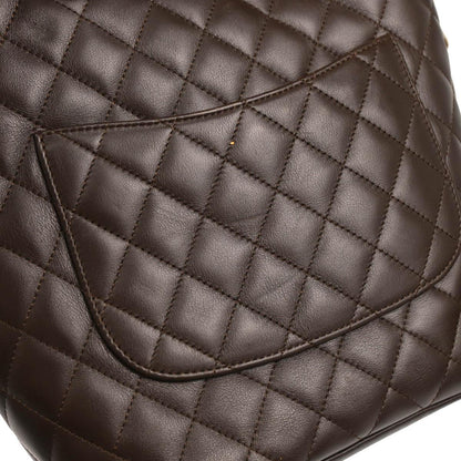 Chanel 2004-2005 Brown Calfskin Cambon Ligne Tote Handbag