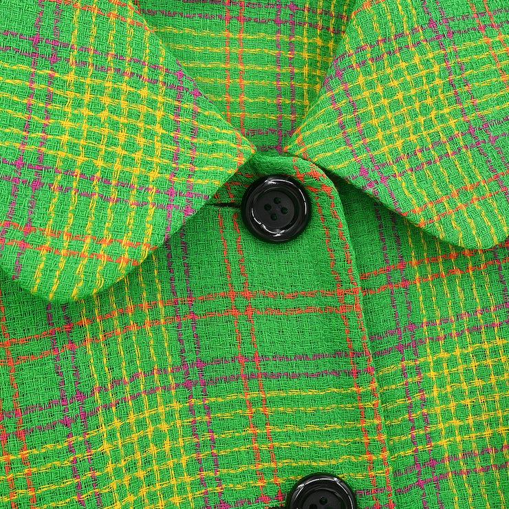 Yves Saint Laurent Setup Suit Jacket Skirt Green #M #L