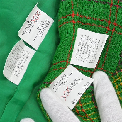 Yves Saint Laurent Setup Suit Jacket Skirt Green #M #L