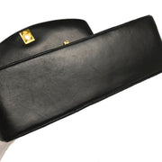 Chanel 1991-1994 Black Lambskin Small Diana Shoulder Bag
