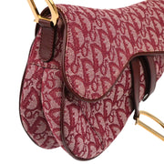 Christian Dior 2002 Bordeaux Trotter Saddle Handbag