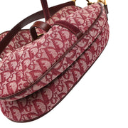 Christian Dior 2002 Bordeaux Trotter Saddle Handbag