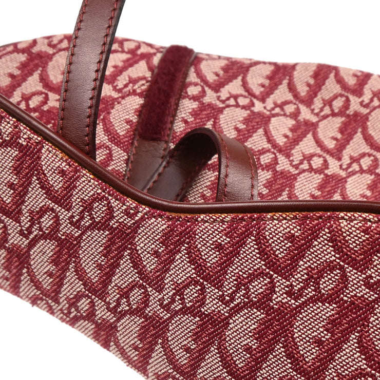 Christian Dior 2002 Bordeaux Trotter Saddle Handbag