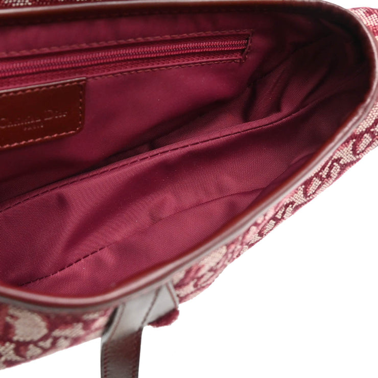 Christian Dior 2002 Bordeaux Trotter Saddle Handbag