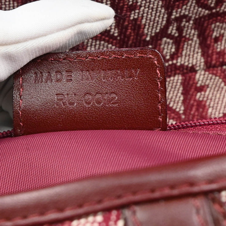 Christian Dior 2002 Bordeaux Trotter Saddle Handbag
