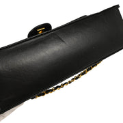 Chanel 1997-1999 Black Caviar Jumbo Classic Flap Bag