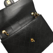 Chanel 1997-1999 Black Caviar Jumbo Classic Flap Bag