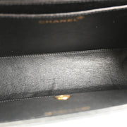 Chanel 1997-1999 Black Caviar Jumbo Classic Flap Bag