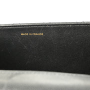 Chanel 1997-1999 Black Caviar Jumbo Classic Flap Bag