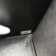 Chanel 1997-1999 Black Caviar Jumbo Classic Flap Bag