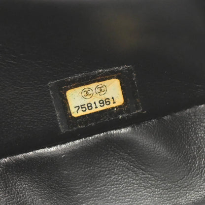 Chanel 2001-2003 Patent Leather Camellia Cutout East West Bag