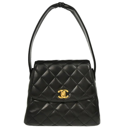 Chanel 1996-1997 Black Lambskin Handbag