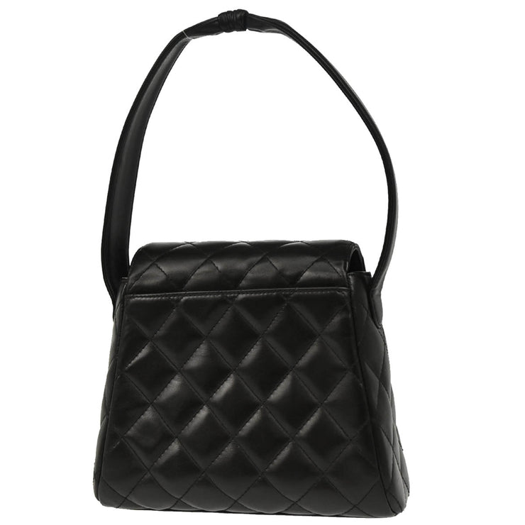Chanel 1996-1997 Black Lambskin Handbag