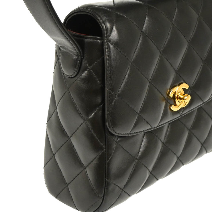Chanel 1996-1997 Black Lambskin Handbag