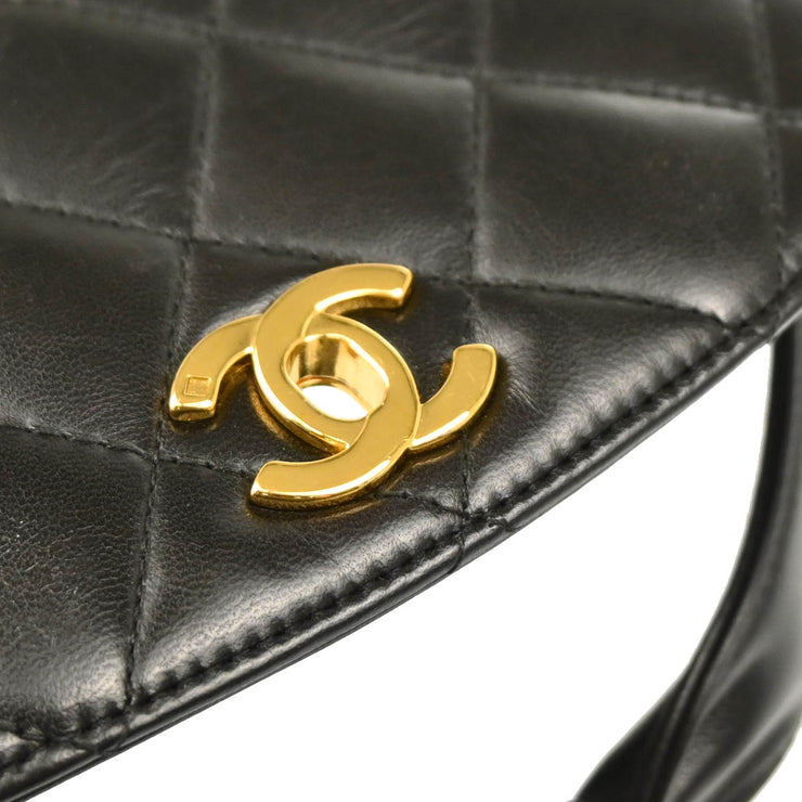 Chanel 1996-1997 Black Lambskin Handbag