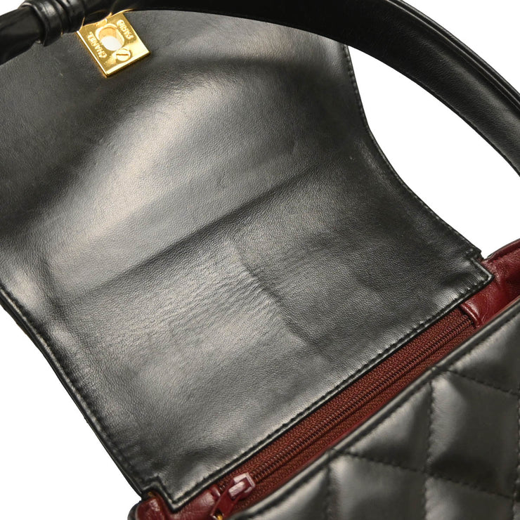 Chanel 1996-1997 Black Lambskin Handbag