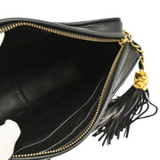 Chanel 1991-1994 Black Lambskin Camera Bag Small