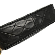 Chanel 1991-1994 Black Lambskin Camera Bag Small