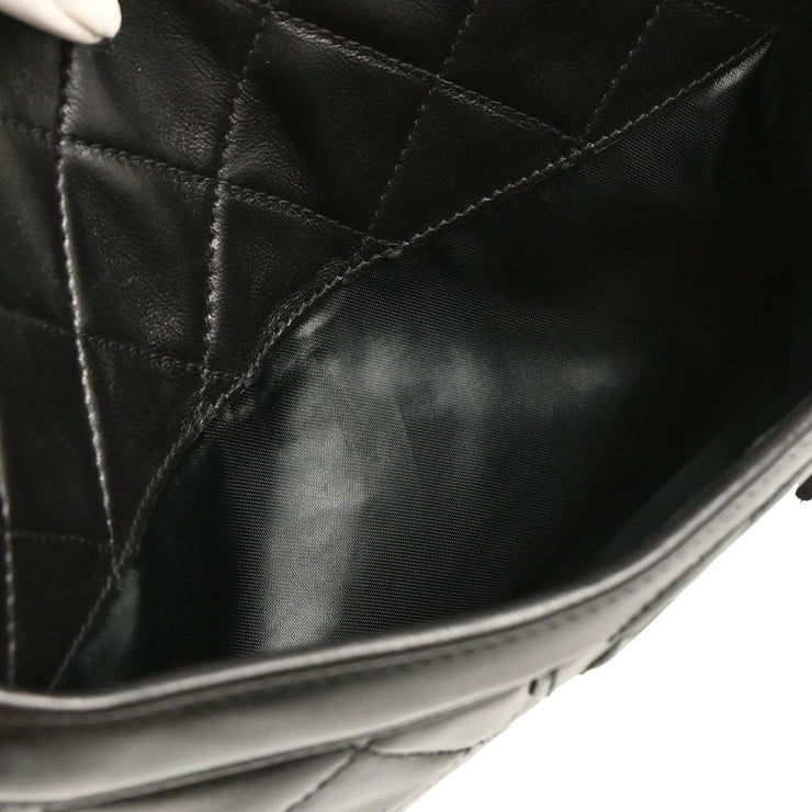 Chanel 1991-1994 Black Lambskin Camera Bag Small