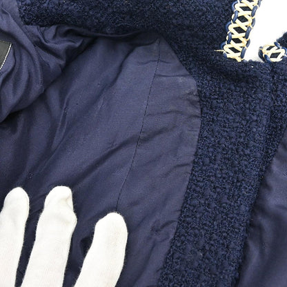 Chanel 1994 Setup Suit Jacket Skirt Navy #42