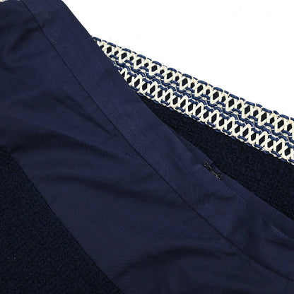 Chanel 1994 Setup Suit Jacket Skirt Navy #42