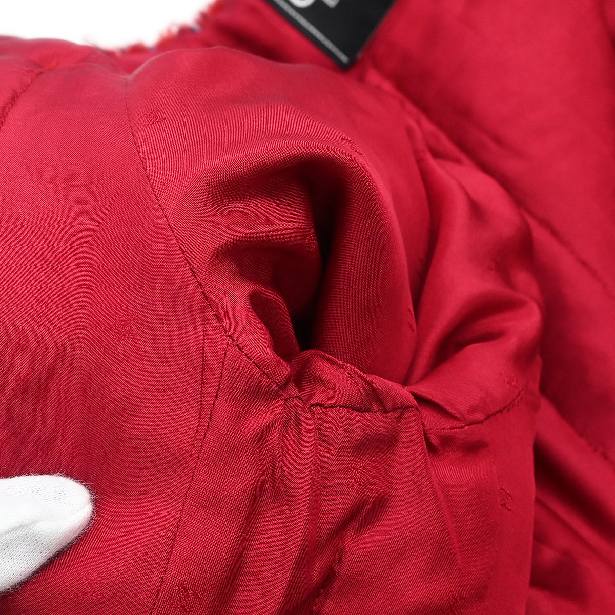 Chanel Setup Suit Jacket Skirt Red