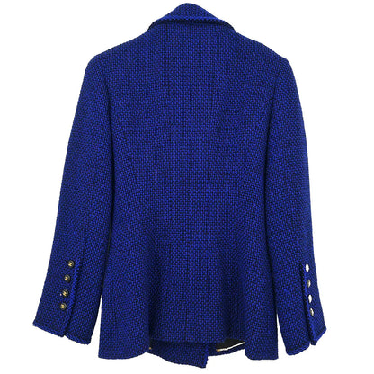 Chanel 1995 Double Breasted Jacket Navy #38